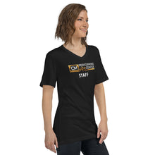 Load image into Gallery viewer, Unisex Short Sleeve V-Neck T-Shirt