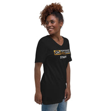 Load image into Gallery viewer, Unisex Short Sleeve V-Neck T-Shirt